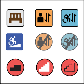 inspiration board showing potential palettes and sketches for the poster design and related stock photos related to the topic of chronic illness